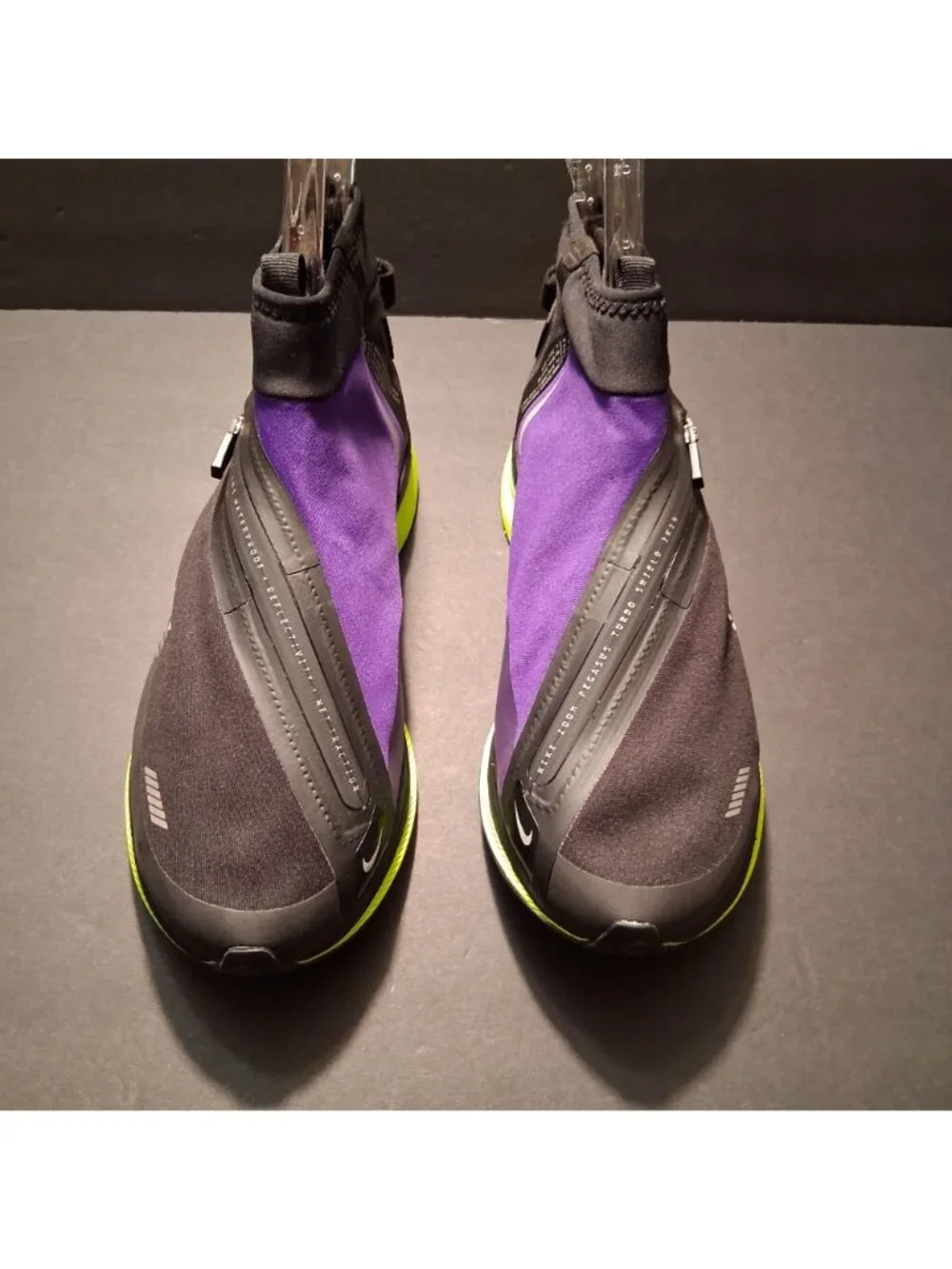 Nike Zoom Pegasus Turbo Shield Running Shoes Purple/Black Volt Mens Size 10